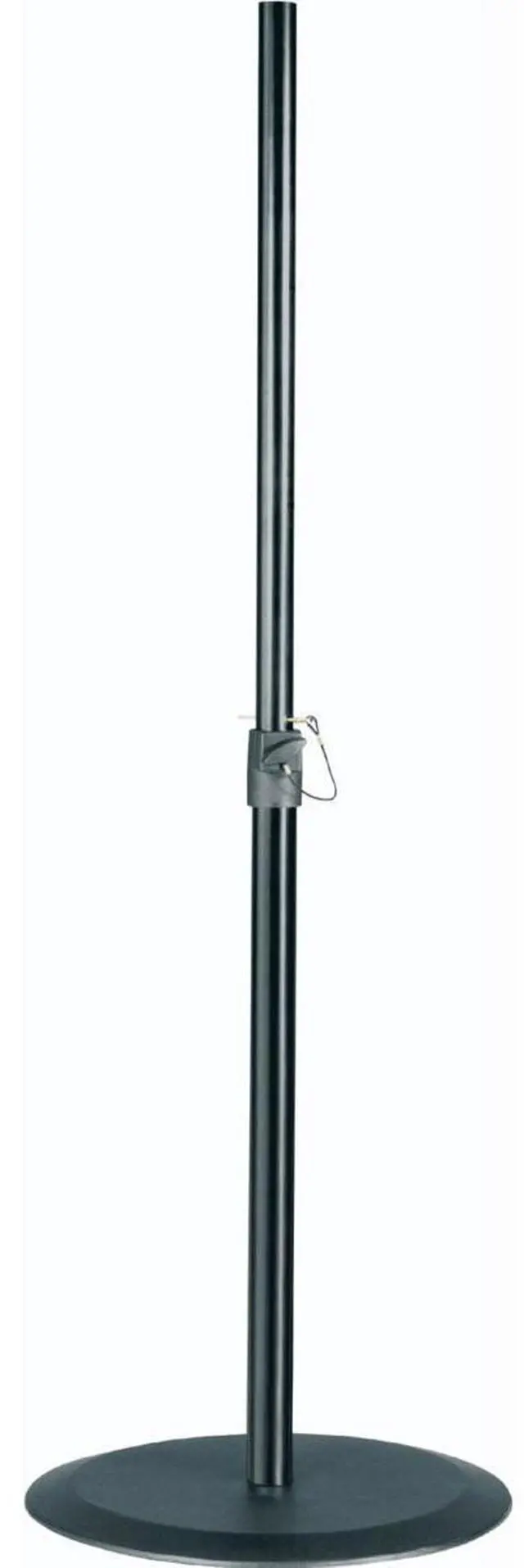 Main image of K&M 26750 Speaker Stand, 37.40-56.29" Height, 77.09 lb Capacity, Black