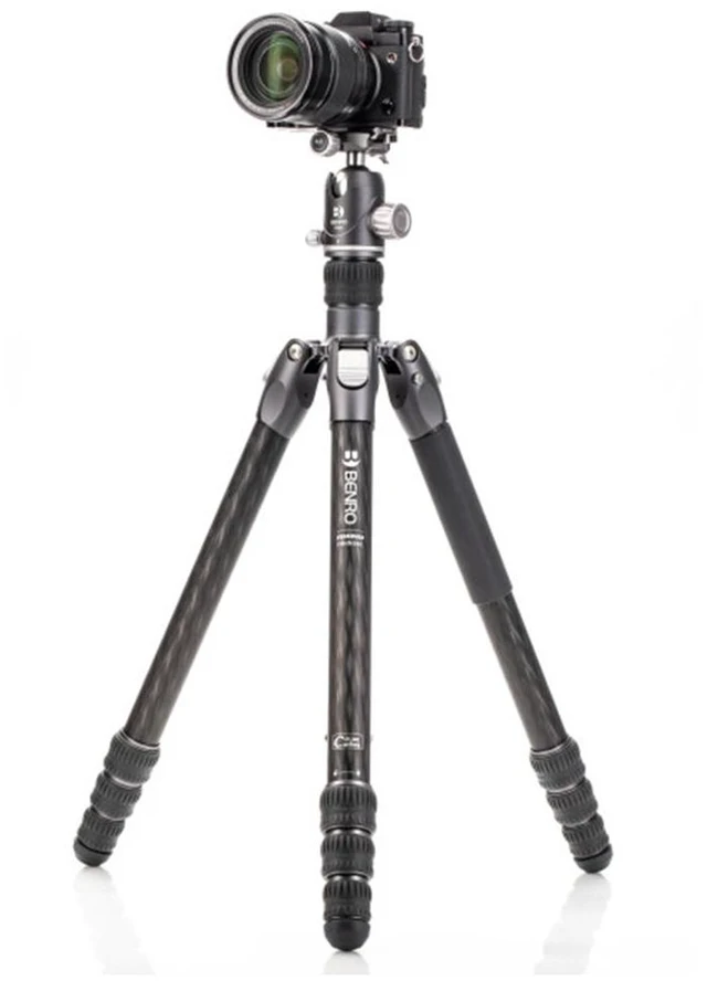 Alt view image 6 of 6 - Benro Rhino Three Series 4-Section Carbon Fiber Tripod/Monopod
