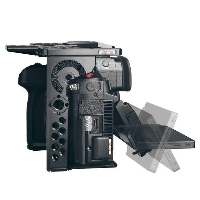 Alt view image 6 of 7 - Zacuto Full Camera Cage for Panasonic GH6