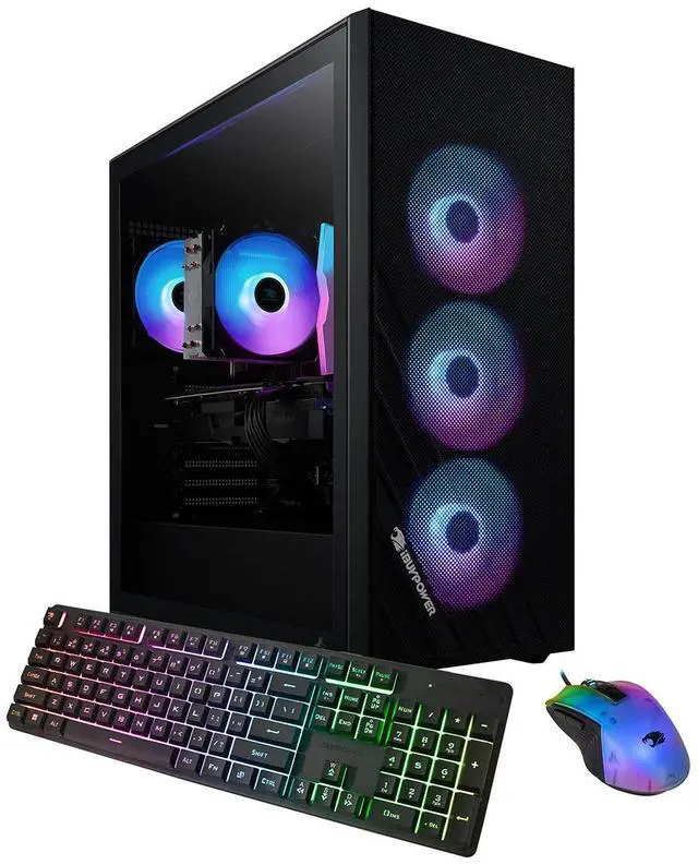 Alt view image 8 of 14 - iBUYPOWER Scale Gaming Desktop - Intel Core i5 14400F, NVIDIA GeForce RTX 4060 8GB, 16GB DDR5 RGB RAM, 1TB NVMe SSD _SCI5N4601
