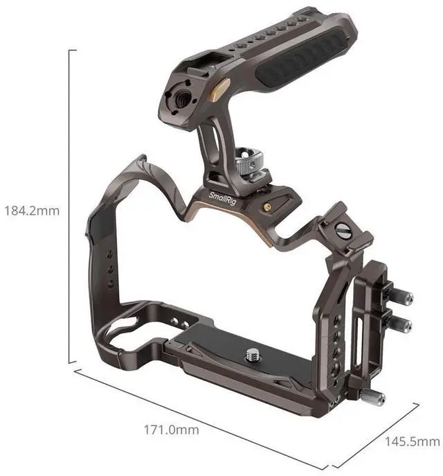 Alt view image 2 of 7 - SmallRig Night Eagle Cage Kit for Nikon Z5, Z5II, Z6, Z6II, Z7, Z7II