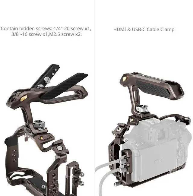 Alt view image 4 of 7 - SmallRig Night Eagle Cage Kit for Nikon Z5, Z5II, Z6, Z6II, Z7, Z7II