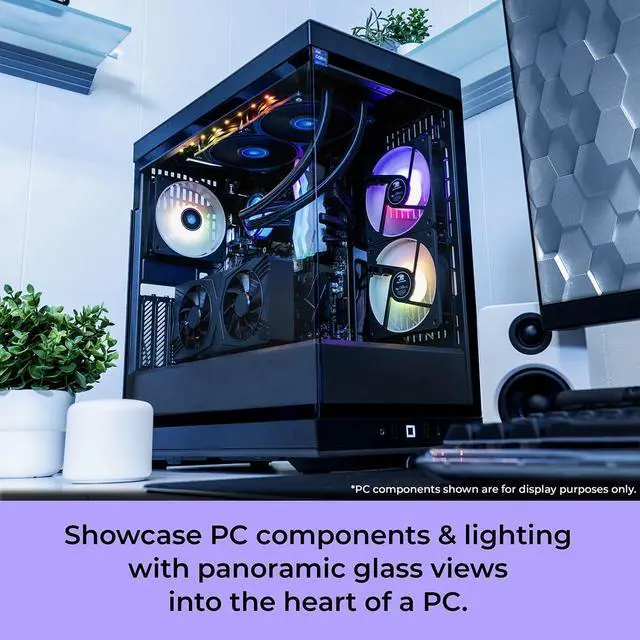 Alt view image 8 of 13 - iBUYPOWER Y40 Gaming Desktop - Intel Core i7 14700F, NVIDIA GeForce RTX 4070 12GB, 32GB DDR5 RGB RAM, 2TB NVMe SSD _Y40BI7N4703