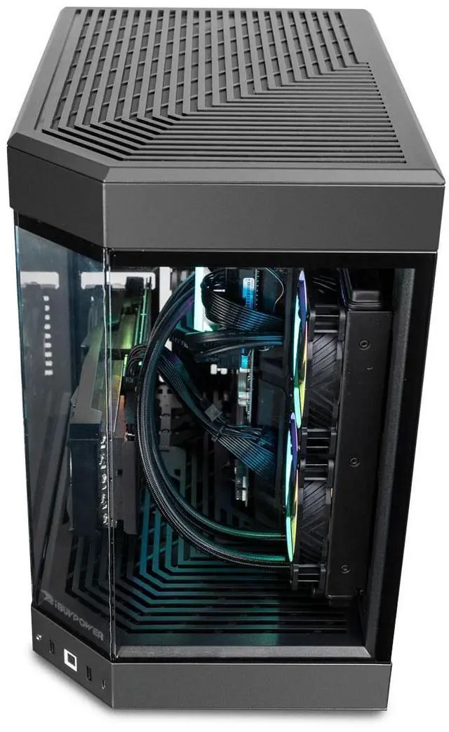 Alt view image 12 of 14 - iBUYPOWER Y60 Gaming PC Desktop - Intel Core i9 14900F, NVIDIA GeForce RTX 4060 Ti 8GB, 32GB DDR5 RGB RAM, 1TB NVMe SSD