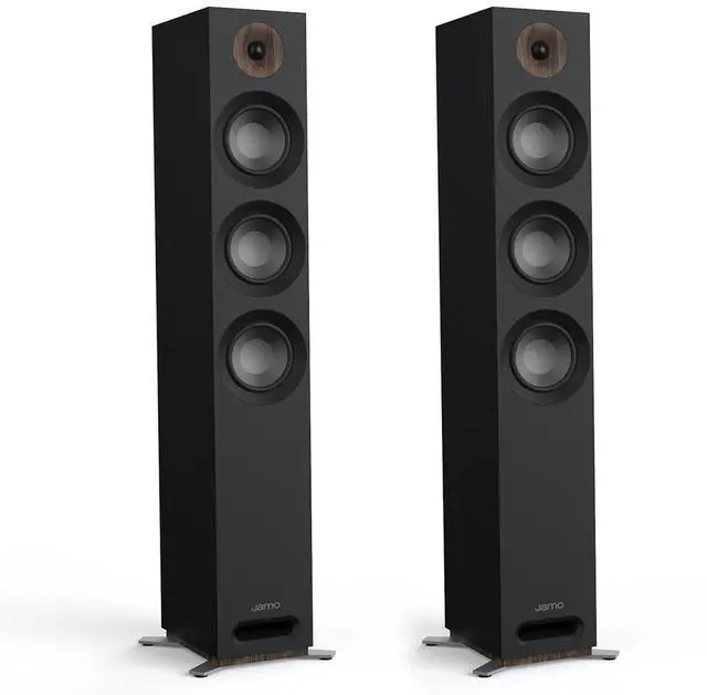 Alt view image 2 of 6 - Jamo 5.1 Home Theater Pack with 2x S 809 Floorstanding Speaker, S 810 SUB 10" Subwoofer, S 83 CEN Center Channel Speaker and 2x S 803 Bookshelf Speaker, Black