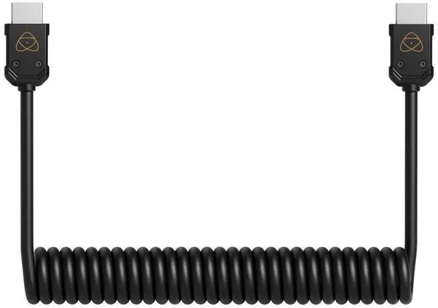 Main image of Atomos 17.7" 4K HDMI to HDMI Coiled Cable, Black