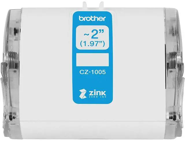 Alt view image 3 of 5 - Brother CZ-1005 2"x16.4' Long Label Roll with Zink Zero Ink Technology