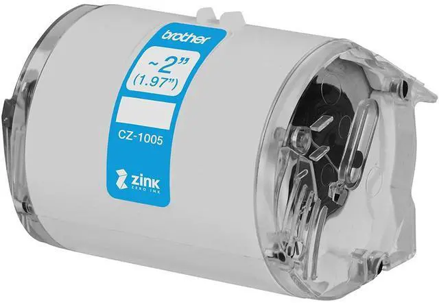Alt view image 4 of 5 - Brother CZ-1005 2"x16.4' Long Label Roll with Zink Zero Ink Technology