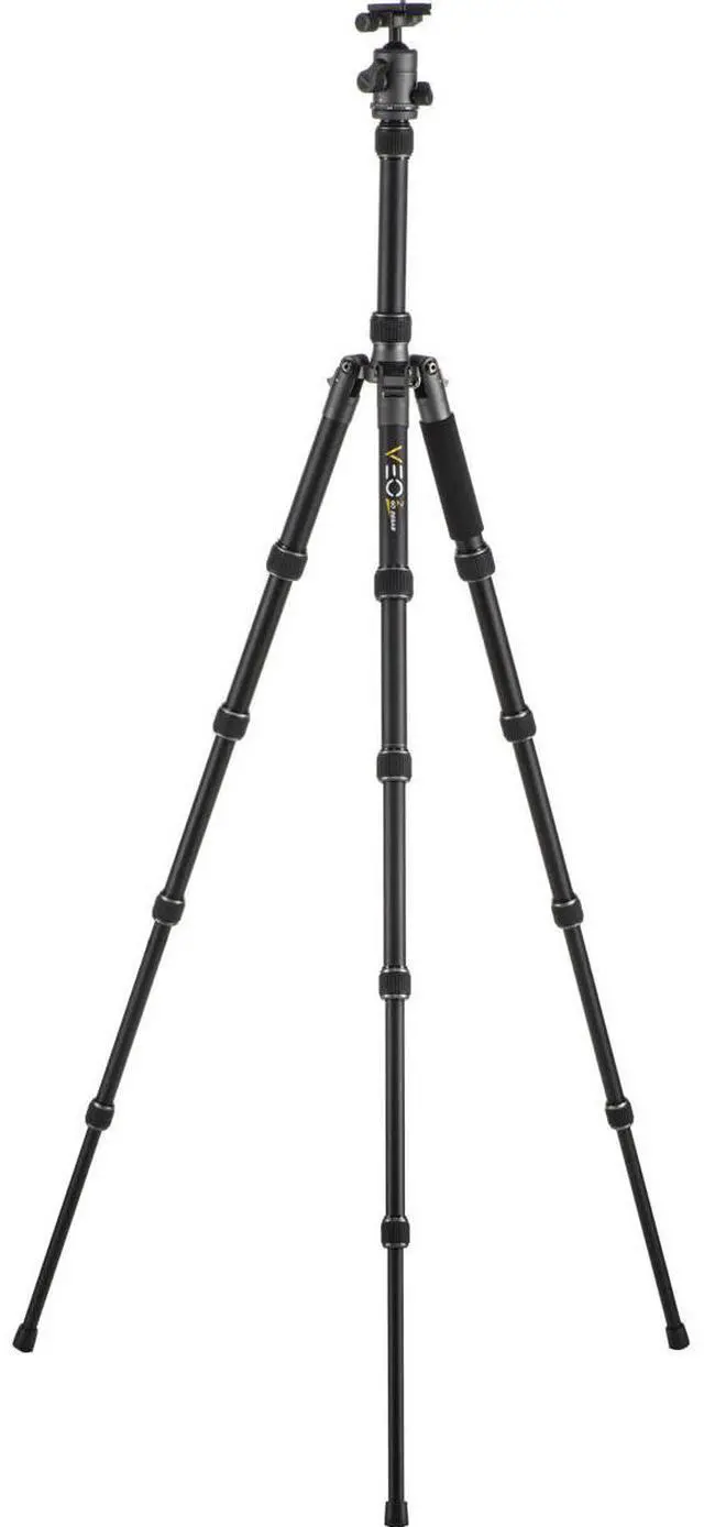Alt view image 6 of 8 - Vanguard VEO 2 GO 265AB Kit, 5-Section Al Tripod & T-50 Head, 56.25" Ext Height