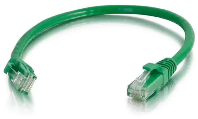Main image of C2G Cat6 Snagless UTP Unshielded Network Patch Cable 1' - Green