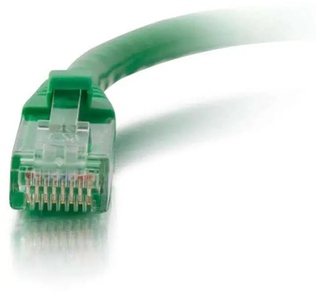 Alt view image 3 of 4 - C2G Cat6 Snagless UTP Unshielded Network Patch Cable 1' - Green
