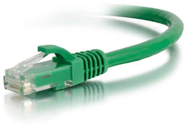 Alt view image 4 of 4 - C2G Cat6 Snagless UTP Unshielded Network Patch Cable 1' - Green