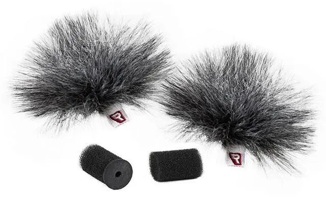 Main image of Rycote Ristretto Low-Profile Windjammer for Lavalier Mic Foams, Gray