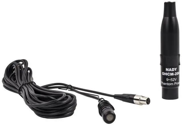 Alt view image 2 of 4 - Nady OHCM-200 Overhead Hanging Back Cardioid Uni-Directional Electret Condenser Microphone, 2-Pack