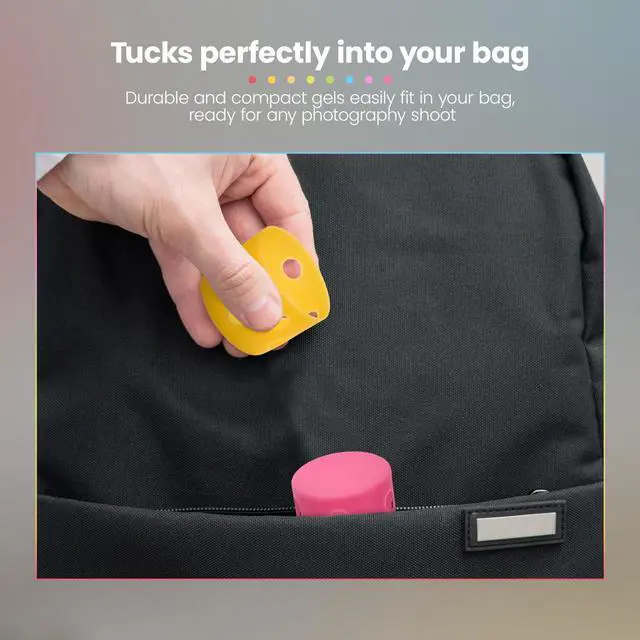 Alt view image 6 of 7 - Flashpoint Silicone Gel Kit for XPLOR 600 Pro and XPLOR 600 SE / Godox AD600Pro Monolights