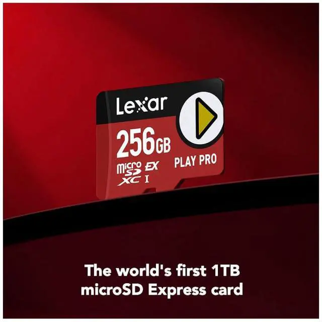 Alt view image 4 of 8 - Lexar PLAY PRO 256GB microSDXC Express Card