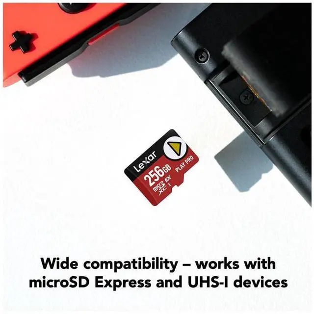 Alt view image 5 of 8 - Lexar PLAY PRO 256GB microSDXC Express Card