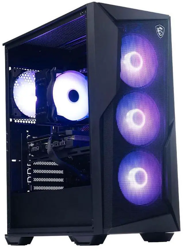 Alt view image 11 of 14 - MSI Gaming Desktop PC Codex Z2 B8NVK-606US AMD Ryzen 5 8400F 16GB DDR5 1TB NVMe SSD GeForce RTX 5050 Windows 11 Home