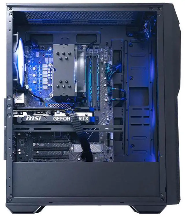 Alt view image 12 of 14 - MSI Gaming Desktop PC Codex Z2 B8NVK-606US AMD Ryzen 5 8400F 16GB DDR5 1TB NVMe SSD GeForce RTX 5050 Windows 11 Home
