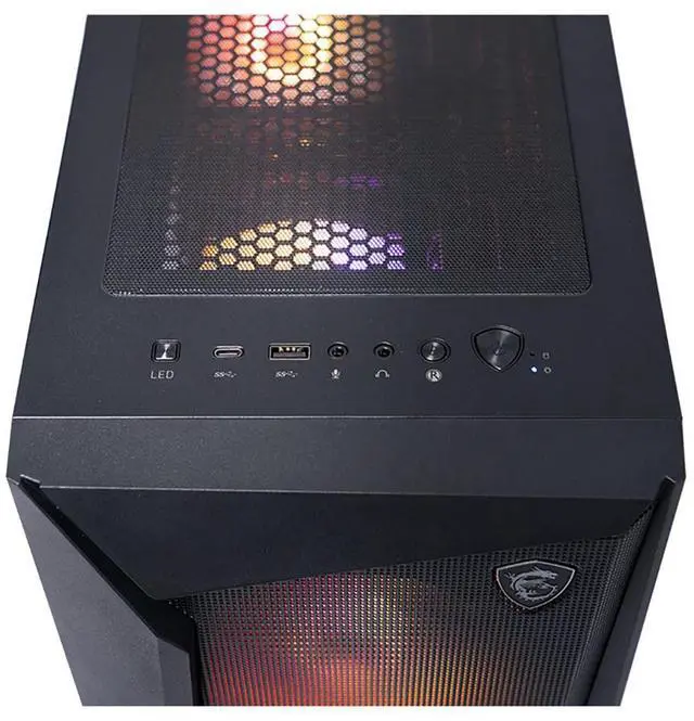 Alt view image 13 of 14 - MSI Gaming Desktop PC Codex Z2 B8NVK-606US AMD Ryzen 5 8400F 16GB DDR5 1TB NVMe SSD GeForce RTX 5050 Windows 11 Home