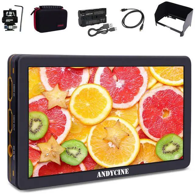 Alt view image 2 of 7 - AndyCine T6 6" Full HD On-Camera Monitor, Supports 4K HDMI