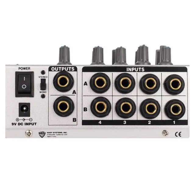 Alt view image 19 of 20 - Nady MM-242 4-Channel Mini Mixer