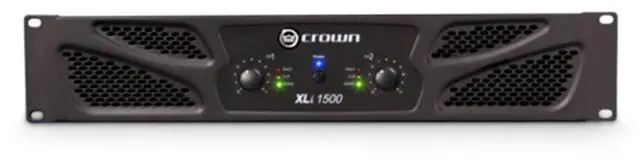 Alt view image 12 of 12 - Crown 1500 Amplifier 450W RMS 2 Channel Dark Gray NXLI15000US