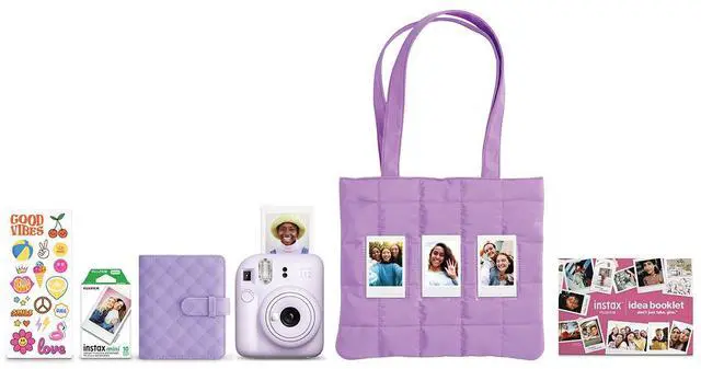 Alt view image 5 of 11 - FUJIFILM Instax Mini Blue Holiday Bundle 2025