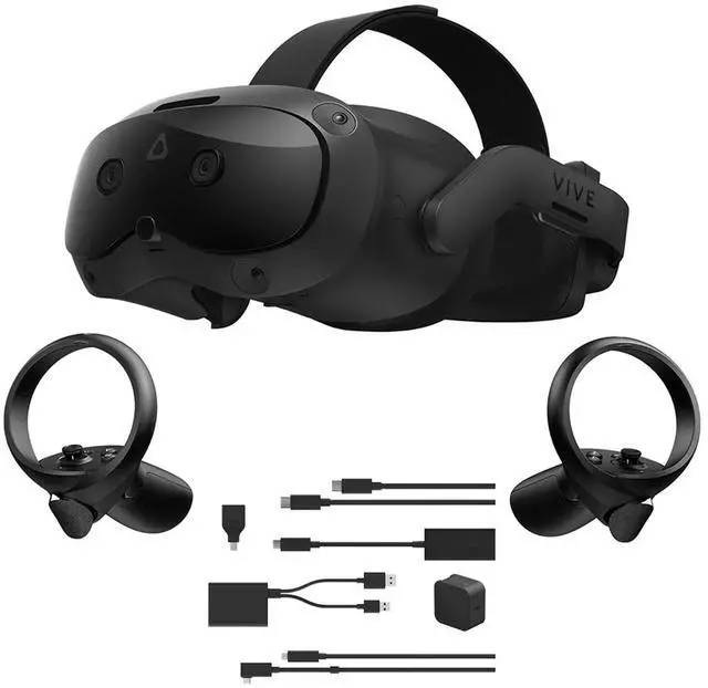 Main image of HTC VIVE Focus Vision VR Headset with Controllers, Consumer Edition, Bundle with Streaming Kit