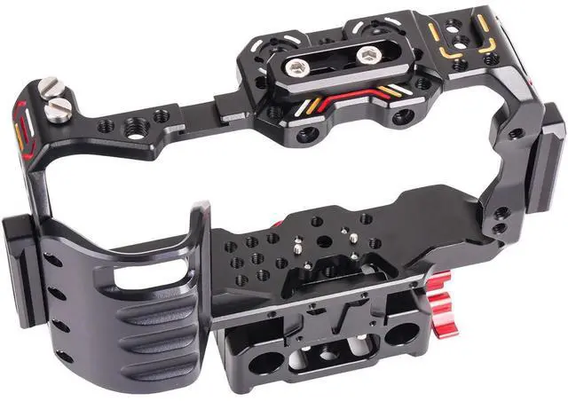 Alt view image 4 of 7 - Came-TV Rig For Blackmagic Pocket Cinema Camera 4K/6K With Wooden Handles