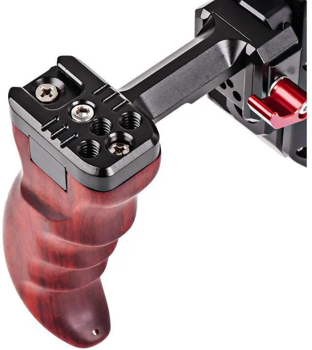 Alt view image 7 of 7 - Came-TV Rig For Blackmagic Pocket Cinema Camera 4K/6K With Wooden Handles