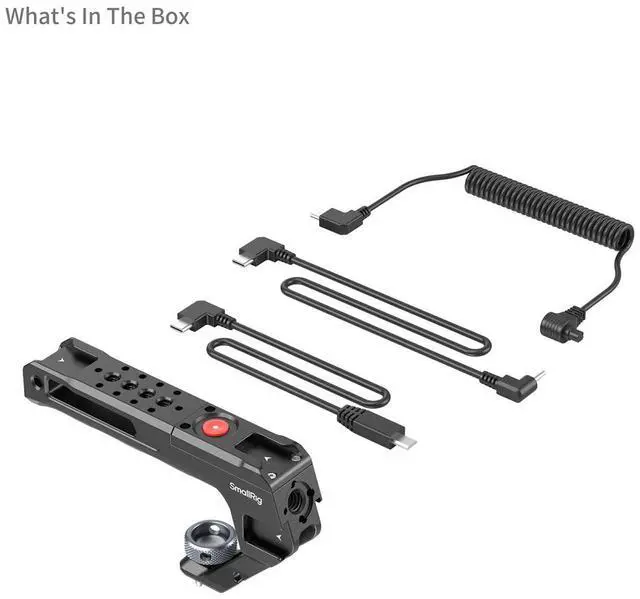Alt view image 7 of 7 - SmallRig Top Handle with Recording Trigger and 3/8''-16 Screw Monitor Mount