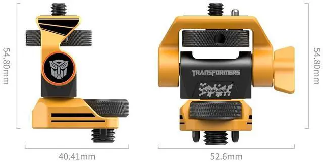 Alt view image 2 of 7 - SmallRig BumbleBee Edition Swivel and Tilt Adjustable Monitor Support with ARRI-Style Screw