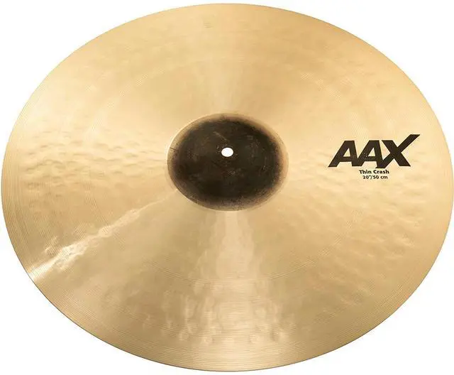 Alt view image 2 of 2 - Sabian 20" AAX Thin Crash Cymbal, Natural/Raw Finish