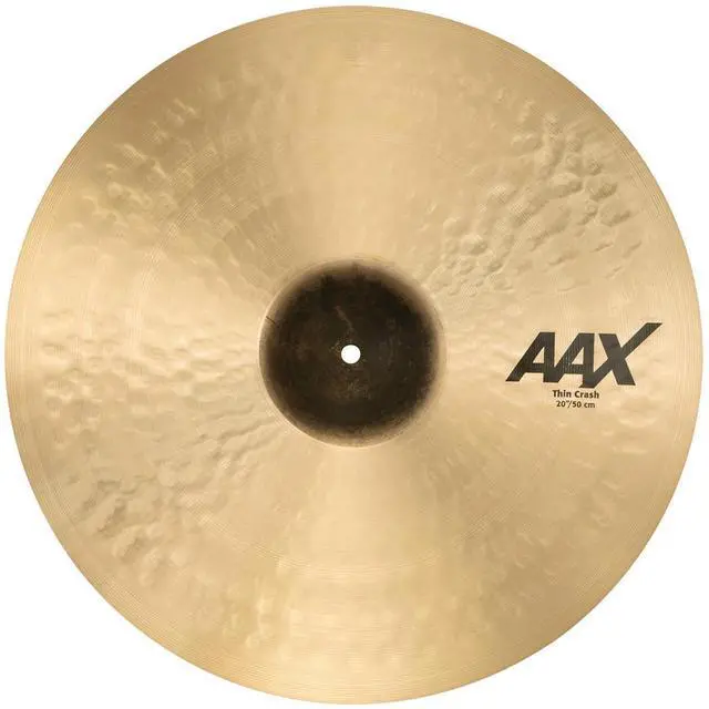Main image of Sabian 20" AAX Thin Crash Cymbal, Natural/Raw Finish