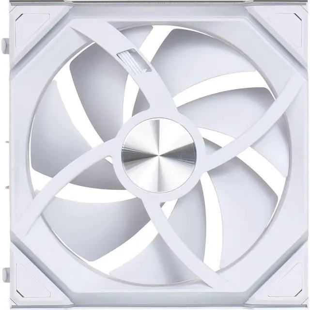 Alt view image 9 of 14 - Lian Li UNI Fan SL Wireless (Reverse Blade) 120mm ARGB Fan - Triple Pack - 2.4 GHz Wireless Signal for RGB & Fan Control - Daisy-Chain Design - Controller Included and Required - White (12RSL1W3W)