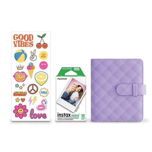 Alt view image 7 of 11 - FUJIFILM Instax Mini Blue Holiday Bundle 2025
