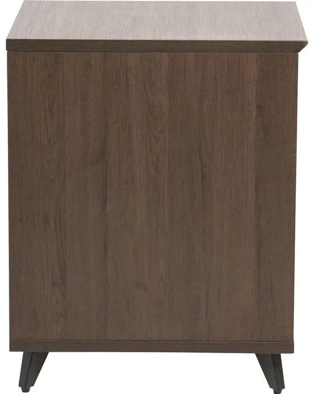 Alt view image 12 of 13 - Elite Furniture Series 10U Studio Rack Table in Dark Walnut Finish
