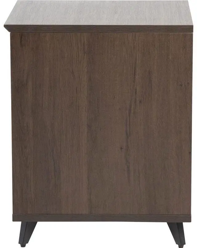 Alt view image 13 of 13 - Elite Furniture Series 10U Studio Rack Table in Dark Walnut Finish
