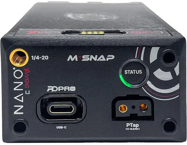 Alt view image 4 of 6 - Core SWX NANO-C98MX HDV Battery with Ring LED Gauge (98Wh, Canon BP-A)