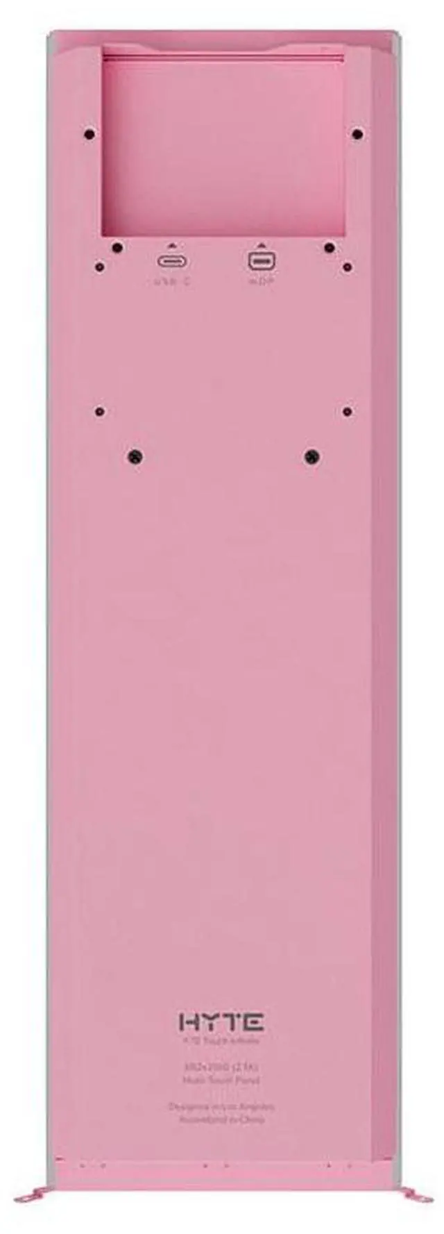 Alt view image 10 of 14 - HYTE Y70 Touch Infinite Display Upgrade - Strawberry Milk (Pink)