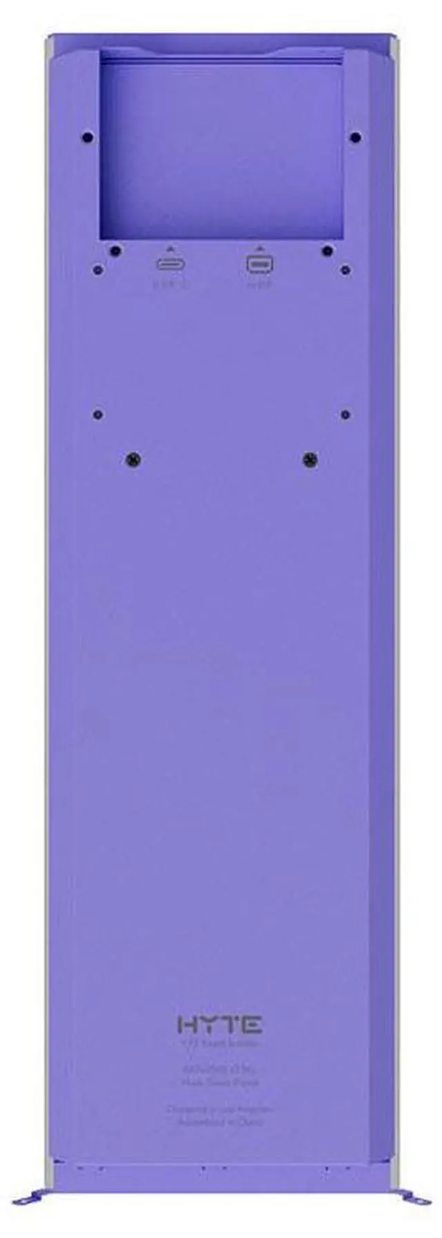 Alt view image 10 of 14 - HYTE Y70 Touch Infinite Display Upgrade - Taro Milk (Purple)