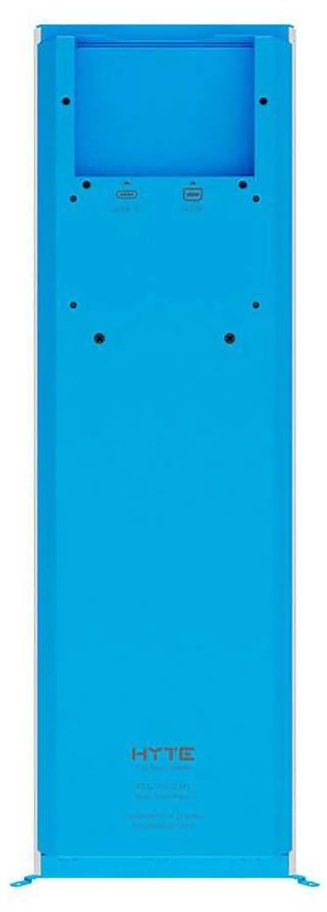 Alt view image 10 of 14 - HYTE Y70 Touch Infinite Display Upgrade - Blueberry Milk (Blue)