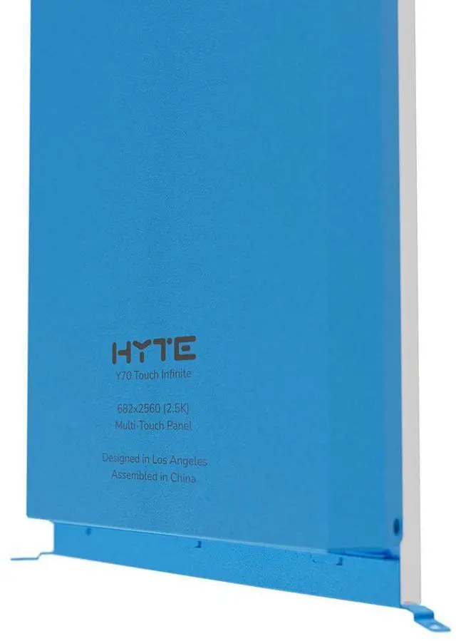 Alt view image 14 of 14 - HYTE Y70 Touch Infinite Display Upgrade - Blueberry Milk (Blue)