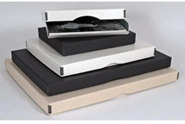 Alt view image 3 of 3 - Archival Methods Drop Front Box, 1.5" x 17.5" x 22.5", Black