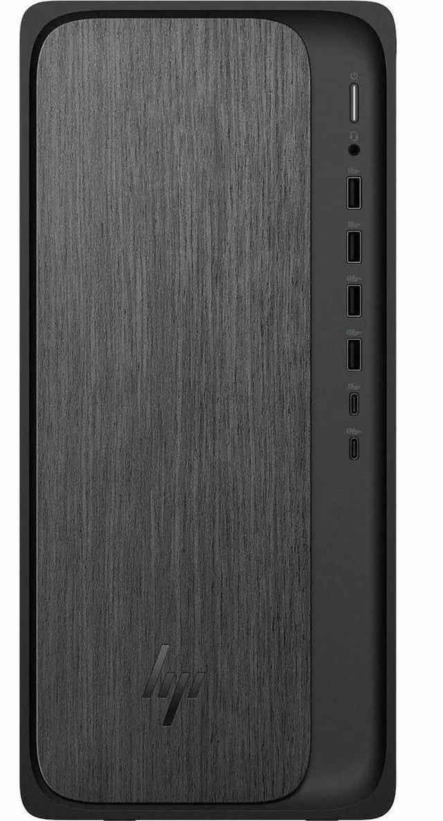 Alt view image 12 of 14 - HP OmniDesk M02-0000a M02-0310 Desktop Computer - AMD Ryzen 5 8500G - 8 GB - 512 GB SSD - Gray Wood, Jack Black - AMD Chip - Windows 11 Home - AMD Radeon Graphics DDR5 SDRAM - IEEE 802.11 a/b/g/n/ax