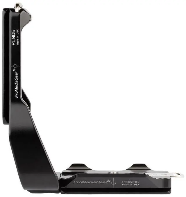 Alt view image 3 of 7 - ProMediaGear PLND5 Arca-Swiss L-Bracket for Nikon D5 Series Camera