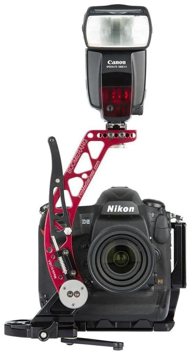 Alt view image 5 of 7 - ProMediaGear PLND5 Arca-Swiss L-Bracket for Nikon D5 Series Camera