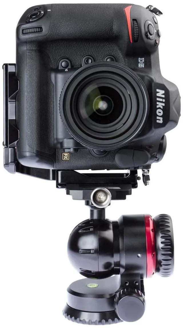 Alt view image 7 of 7 - ProMediaGear PLND5 Arca-Swiss L-Bracket for Nikon D5 Series Camera