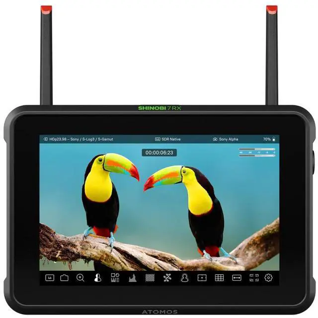 Alt view image 7 of 12 - Atomos Shinobi 7 RX HDMI/SDI HDR Monitor